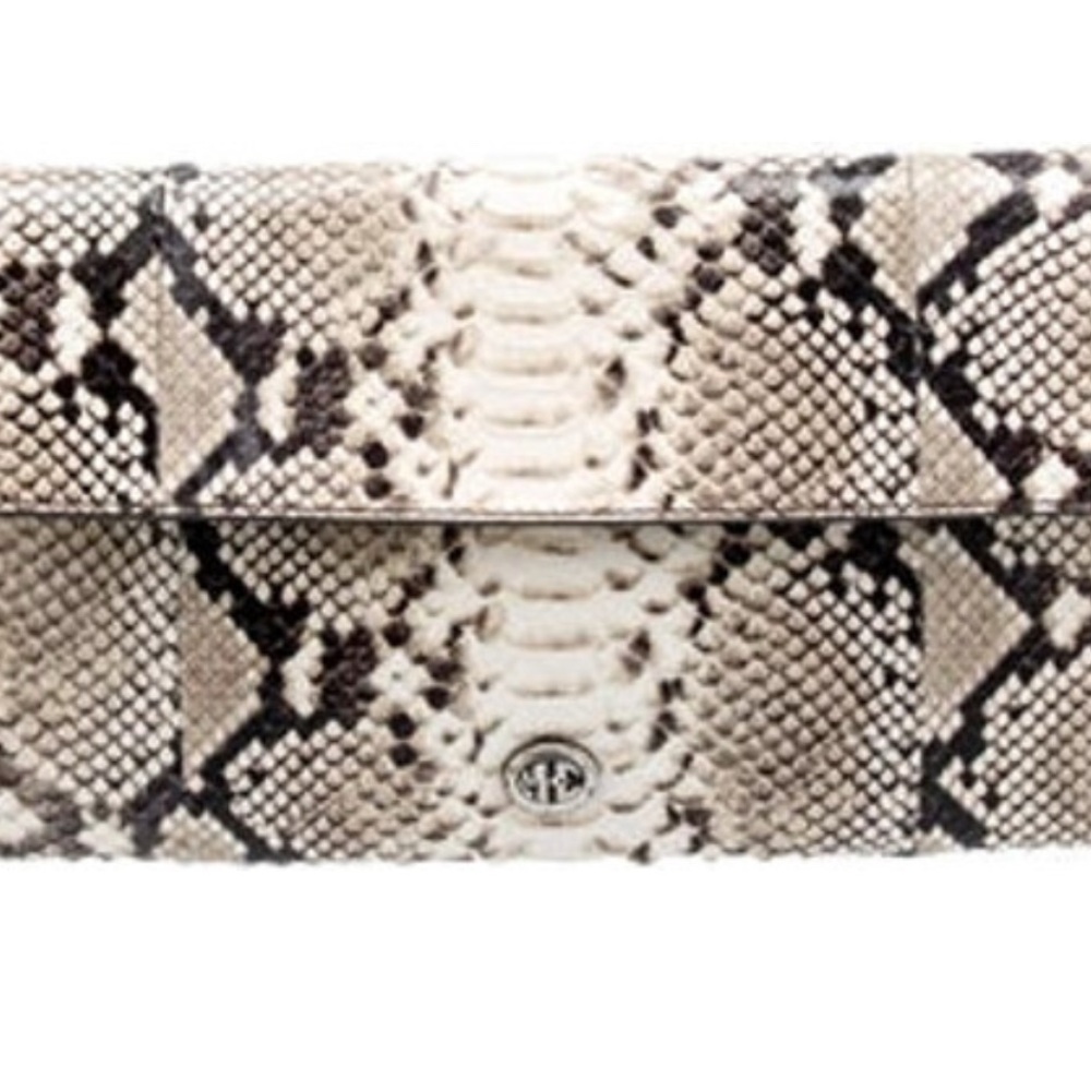 Michael Kors Collection Snake Print Clutch